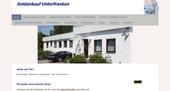 Desktop Screenshot of goldankauf-unterfranken.de