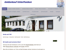 Tablet Screenshot of goldankauf-unterfranken.de